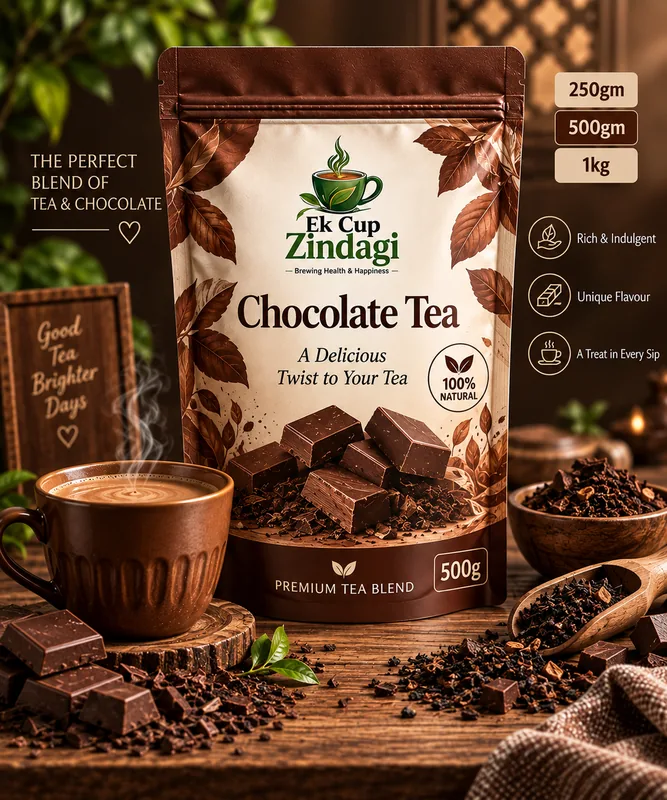 Chocolate Tea - 500gm + 10gm (510gm) — Ek Cup Zindagi