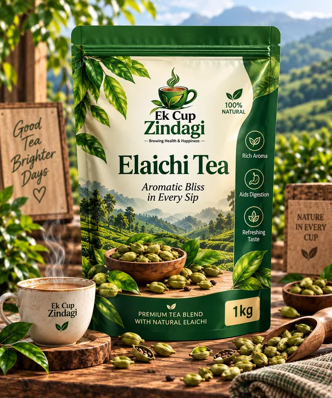 Elaichi Tea - 1kg + 10gm (1010gm) — Ek Cup Zindagi