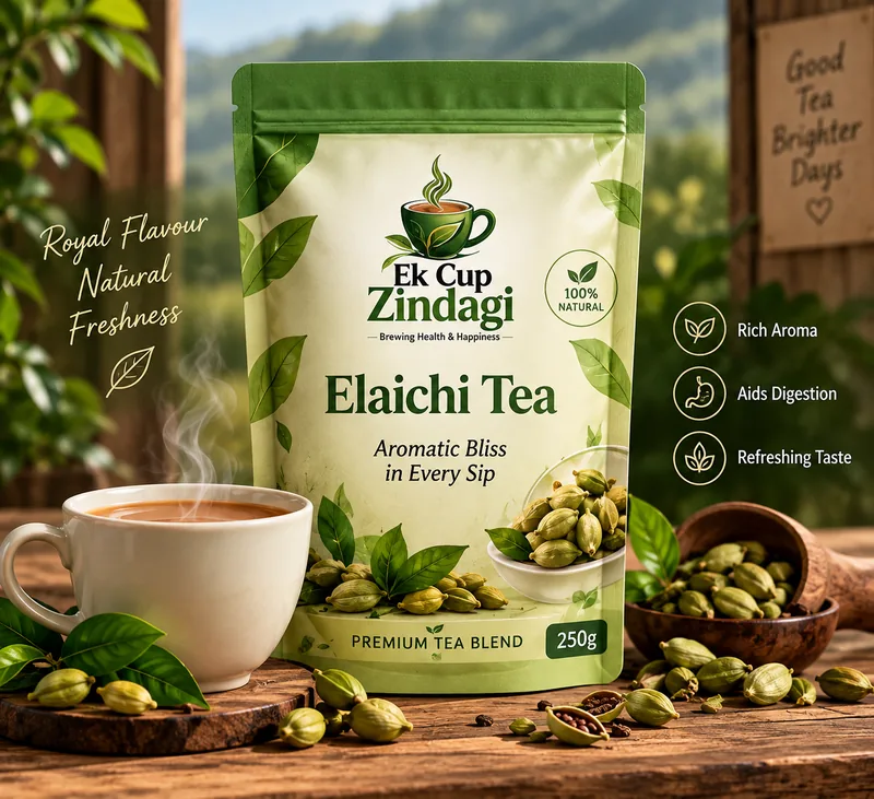 Elaichi Tea - 250gm + 10gm (260gm) — Ek Cup Zindagi