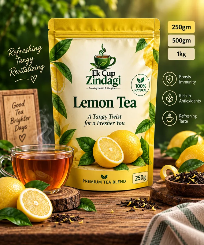 Lemon Tea - 250gm + 10gm (260gm) — Ek Cup Zindagi
