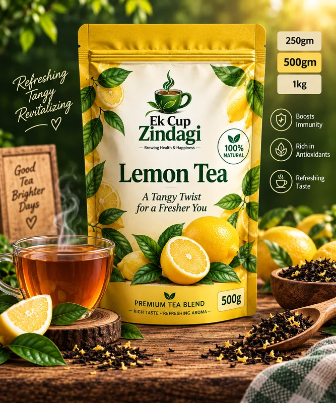 Lemon Tea - 500gm + 10gm (510gm) — Ek Cup Zindagi