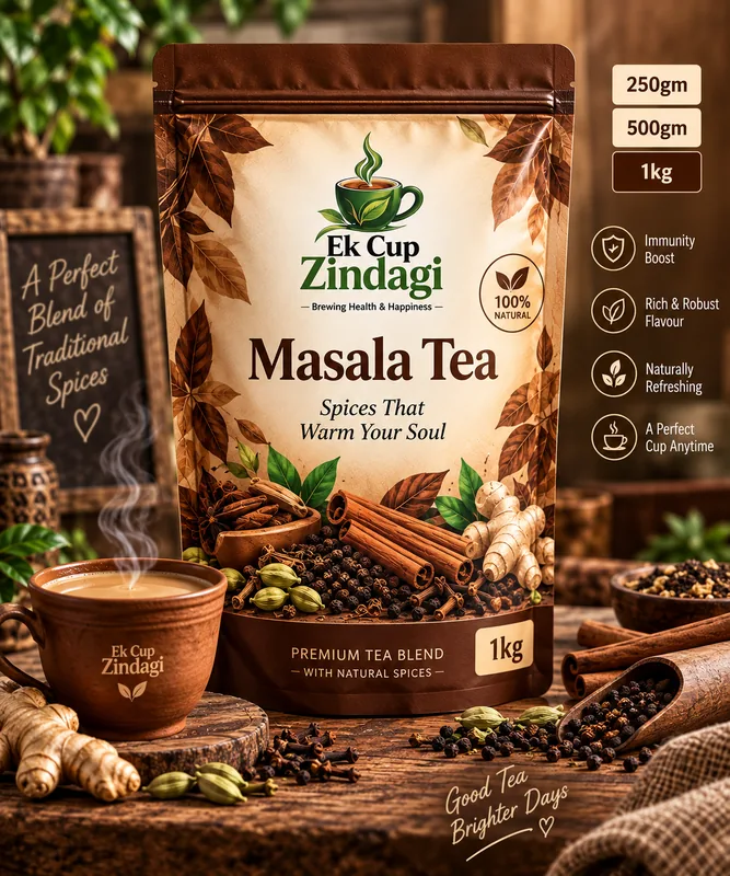 Masala Tea - 1kg + 10gm (1010gm) — Ek Cup Zindagi