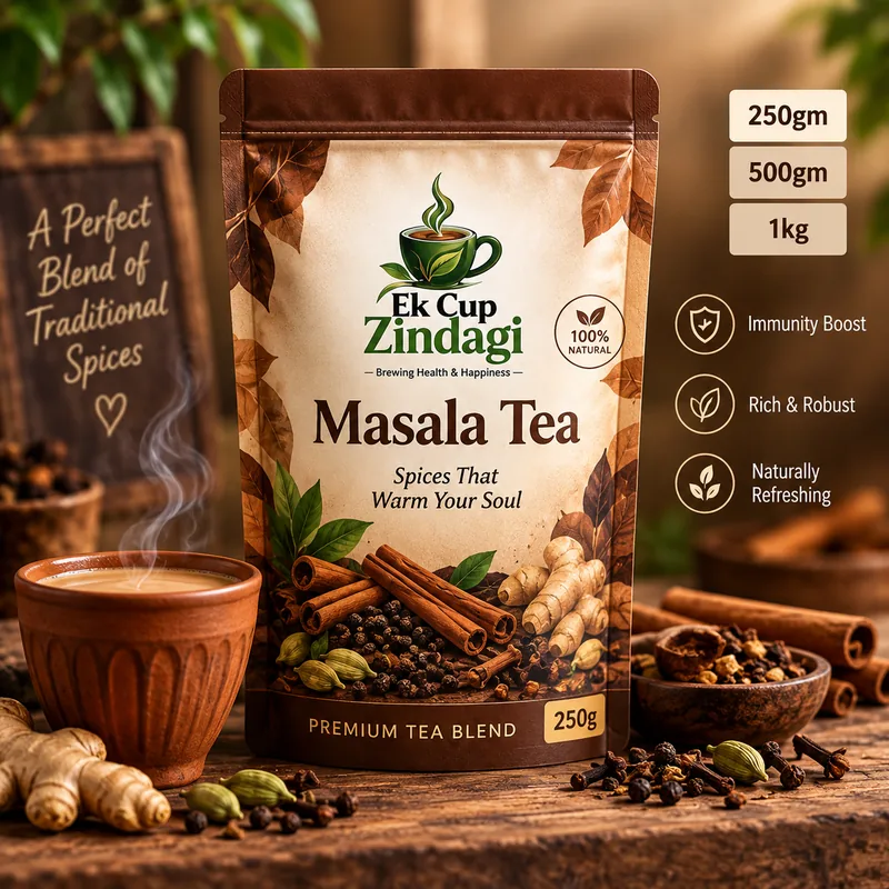 Masala Tea - 250gm + 10gm (260gm) — Ek Cup Zindagi