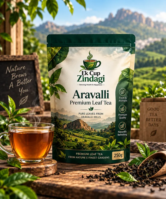 Aravali Premium Leaf Tea - 250gm + 10gm (260gm) — Ek Cup Zindagi