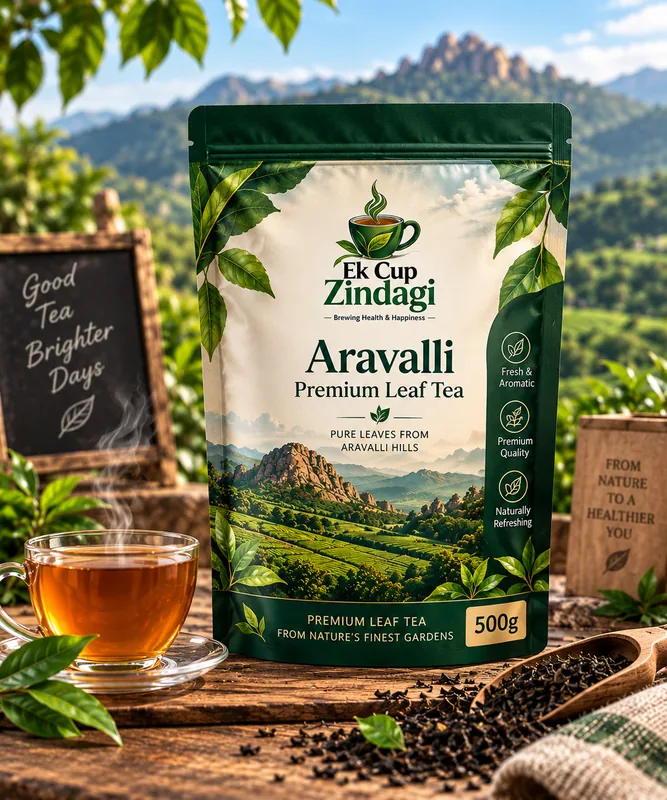 Aravali Premium Leaf Tea - 500gm + 10gm (510gm) — Ek Cup Zindagi