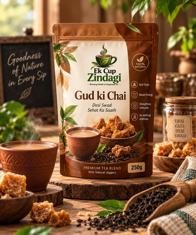 Gud Ki Chai - 250gm + 10gm (260gm) — Ek Cup Zindagi